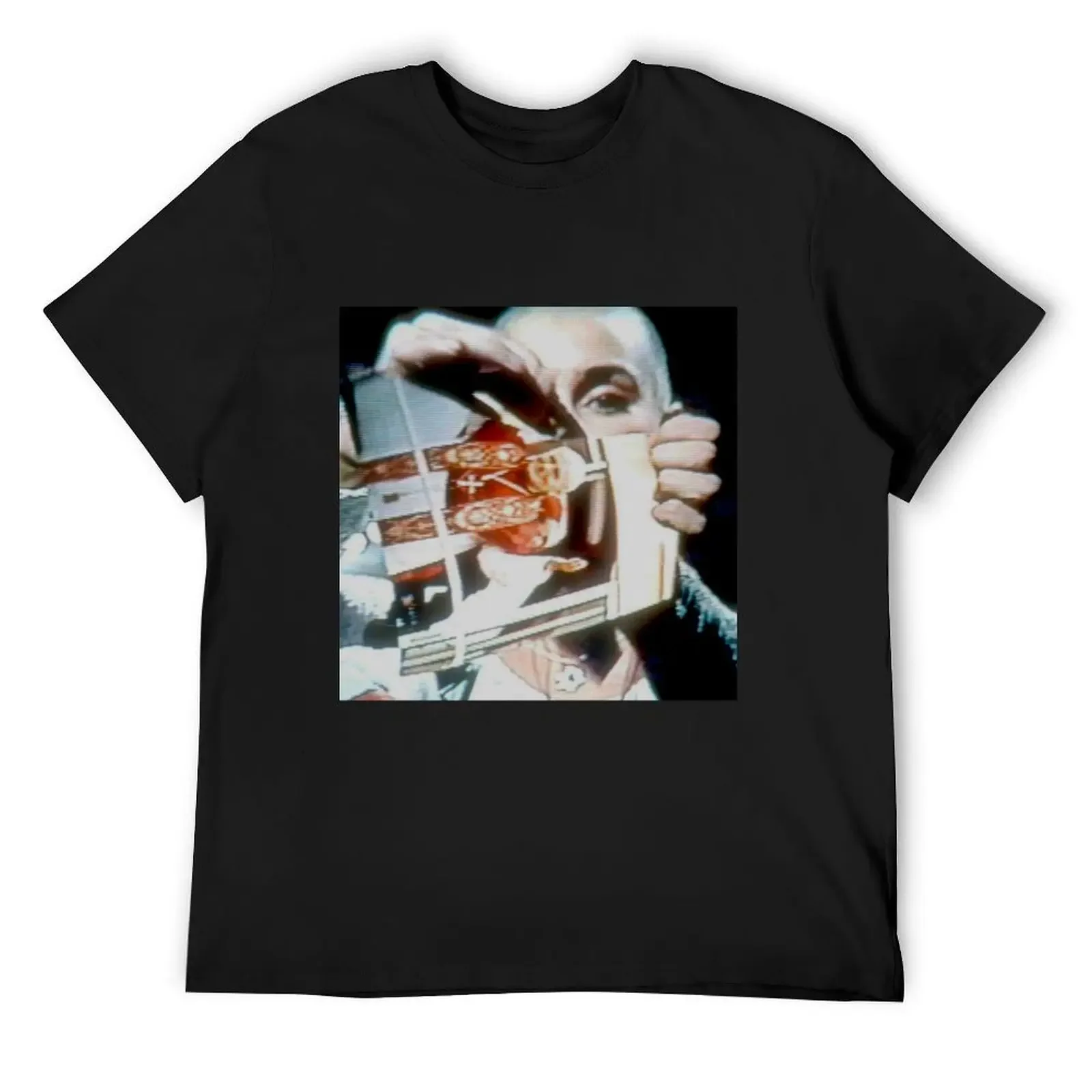 

sinead o'connor pope incident T-Shirt oversized summer shirt for a boy topping plain black t shirts men