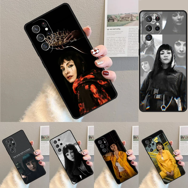 Cover For Samsung Galaxy S24 Ultra S21 S22 S8 S9 S10E Note 10 20 Plus FE S23 Najwa Nimri Zulema Zahir Phone case Coque