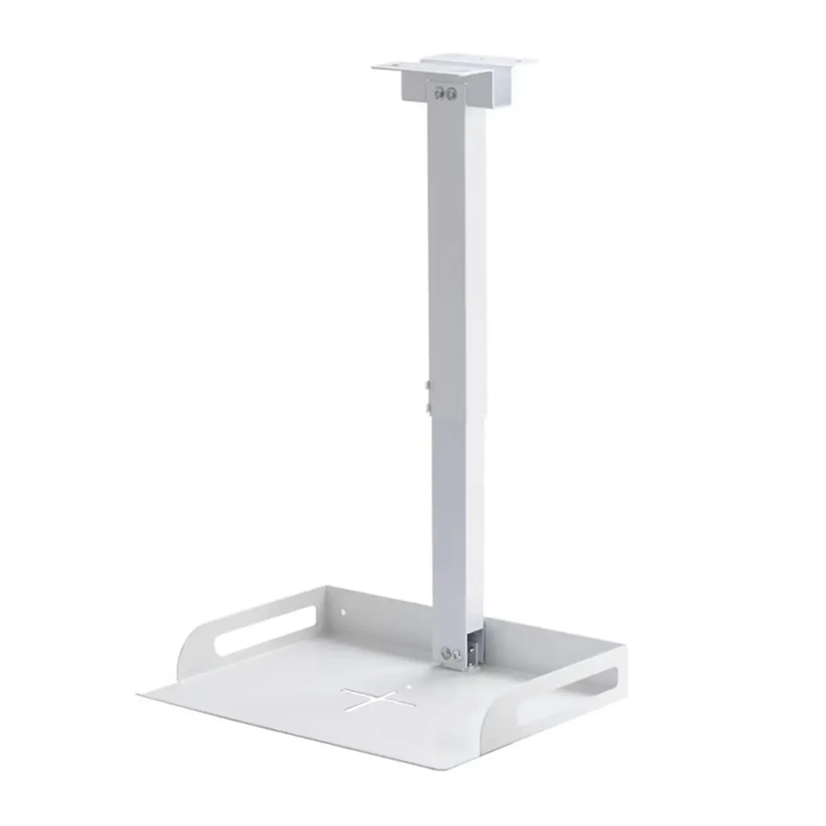 Choice Day Universal Ceiling Mount with Tray for Projector/Camera Height Adjustable in-Tube Cable Routing Wall/Ceiling Mounting