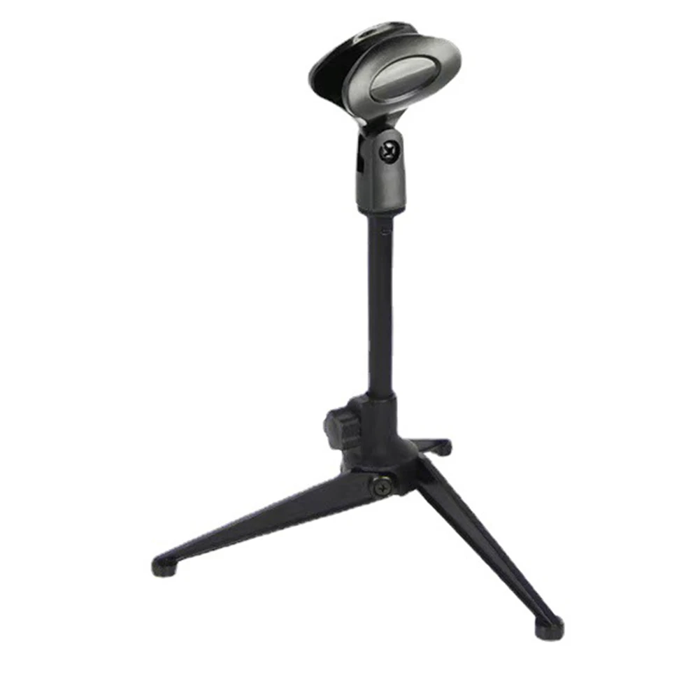 Adjustable Mic Holder Adjustable Microphone Stand Desktop Use Workspace Adjustable Height Space-saving Design For Gaming