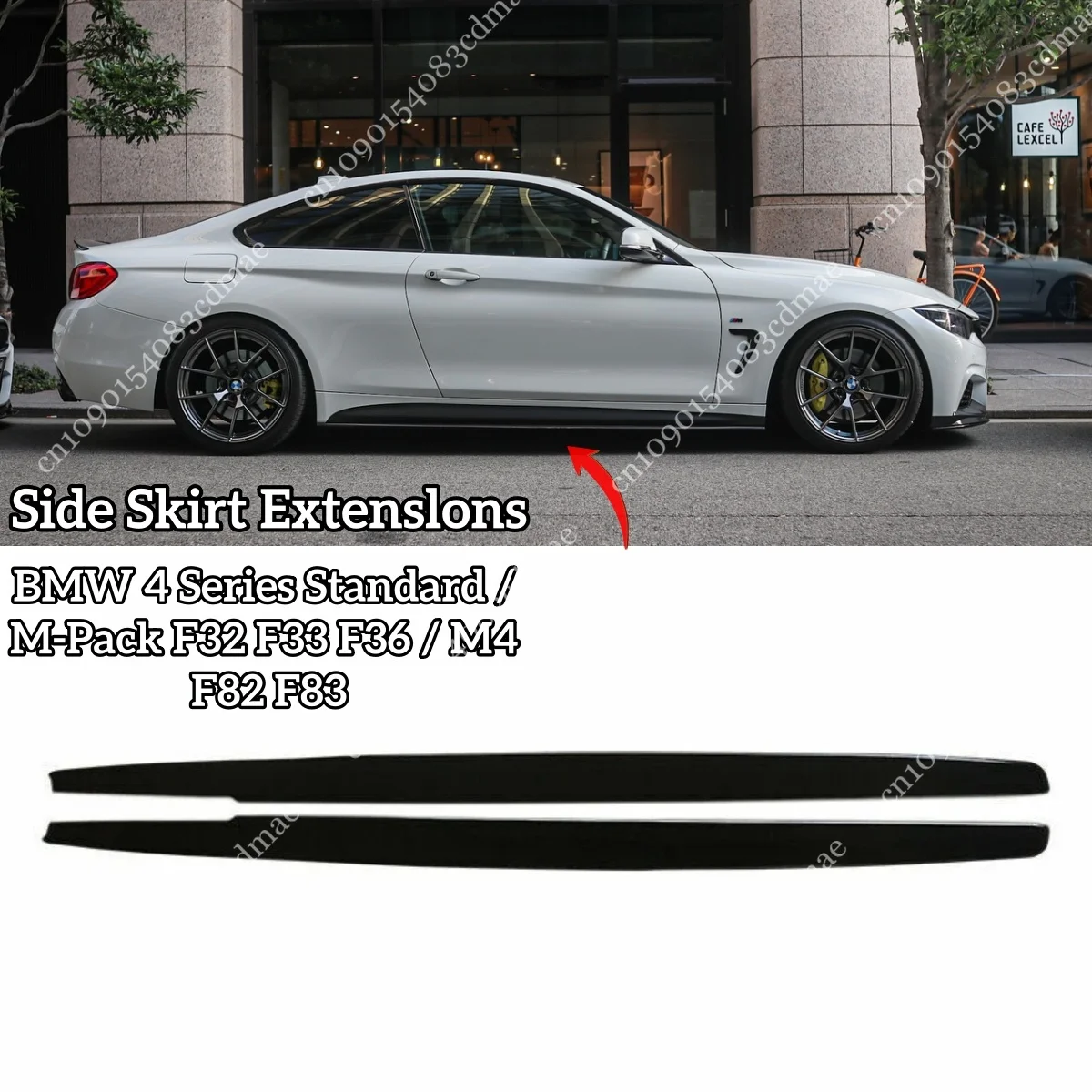 Side Skirts for BMW 4 Series Standard / M-Pack F32 F33 F36 / M4 F82 F83 2013-2021 ABS Guard Protective Cover Body Kits Tuning