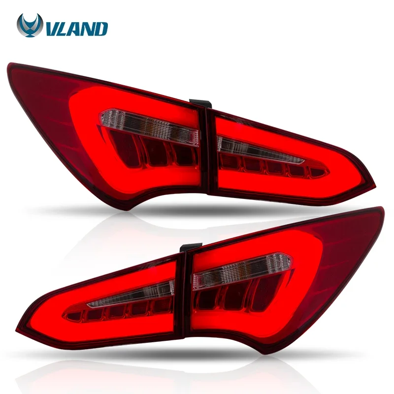 Car Parts LED Tail Lights for IX45 Santa Fe 2013 2015 2016 2017 2018 2019 LED Real Lamp Plug and Play