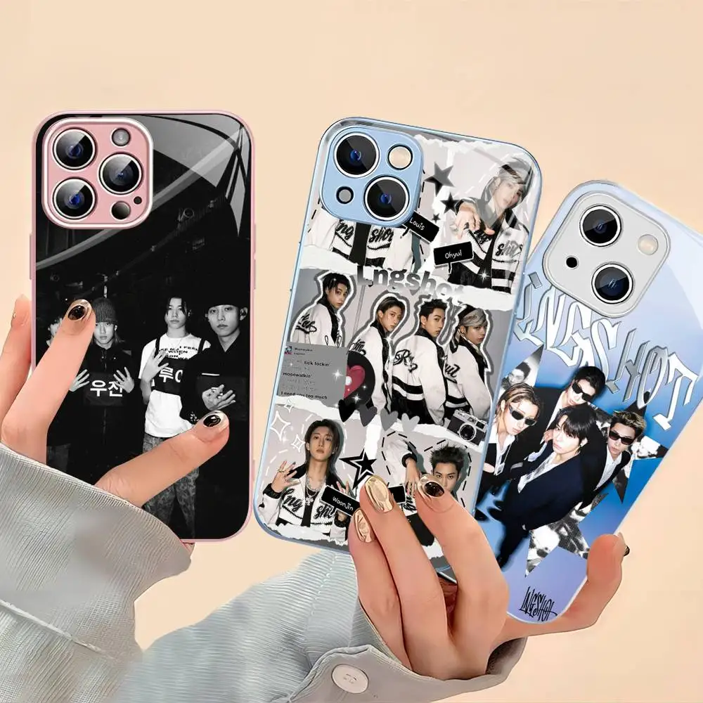 

LNGSHOT Hip-Hop Tempered Glass For Iphone 14 13 12 11 Pro Mini XS MAX 14Plus X XS XR Cover