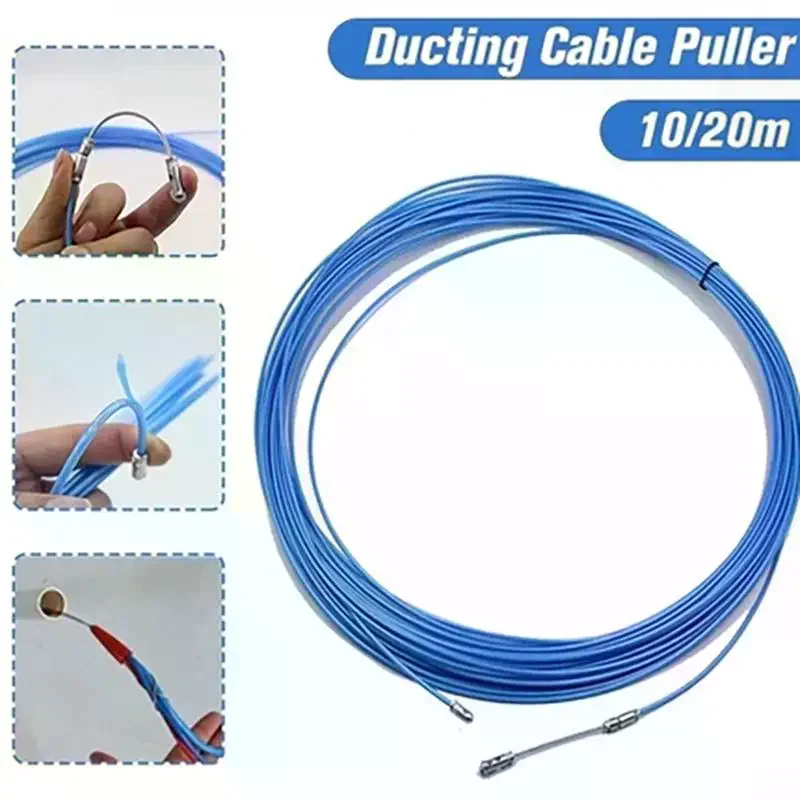10M/20M Electrical Wire Threader Cable Wire Puller Through Wall Wire Guide For Wiring Installation