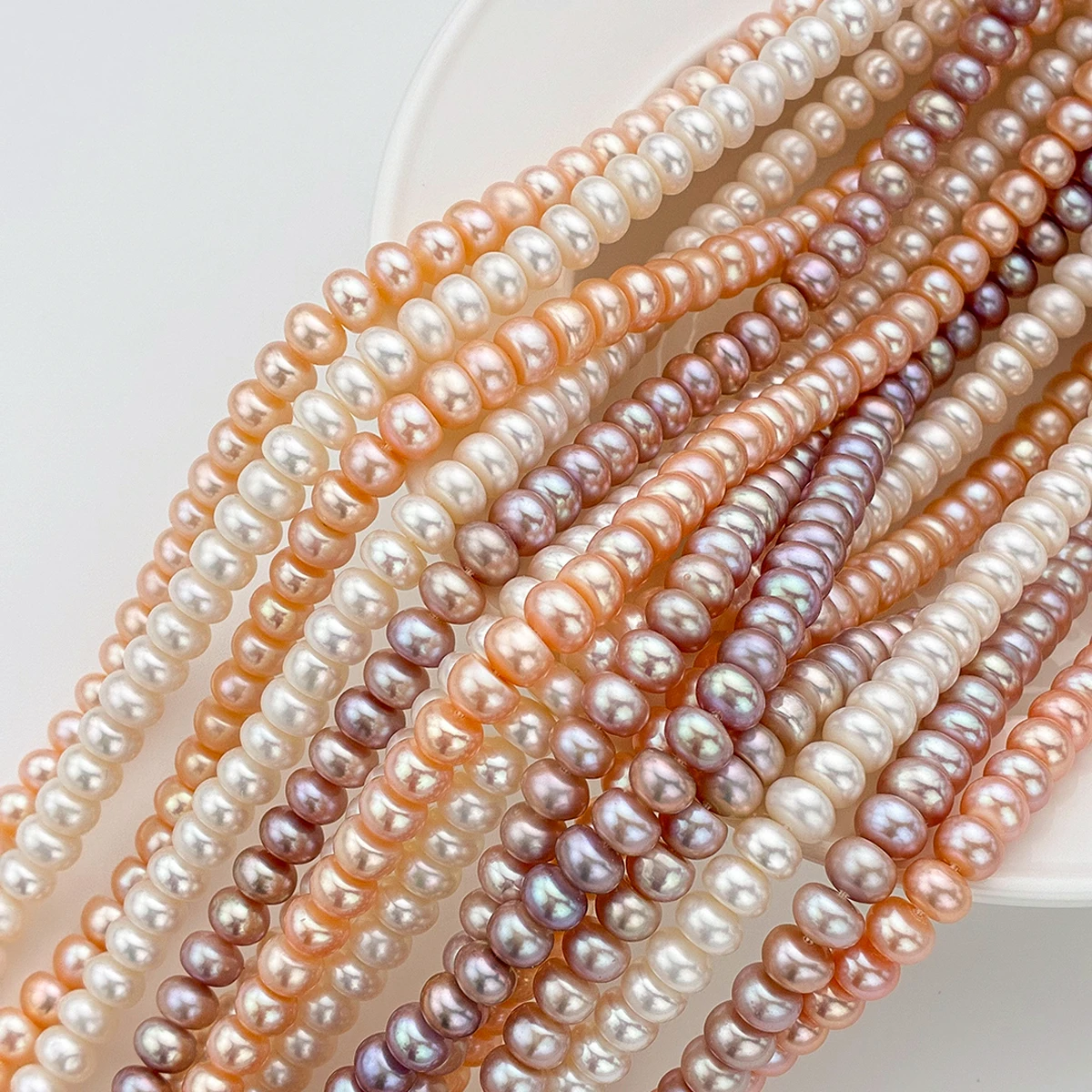 6.5-7.5mm Natural Freshwater Pearl Factory Wholesale  Bread Beads for DIY  Necklace Bracelet Earring Jewelry Making Accessories