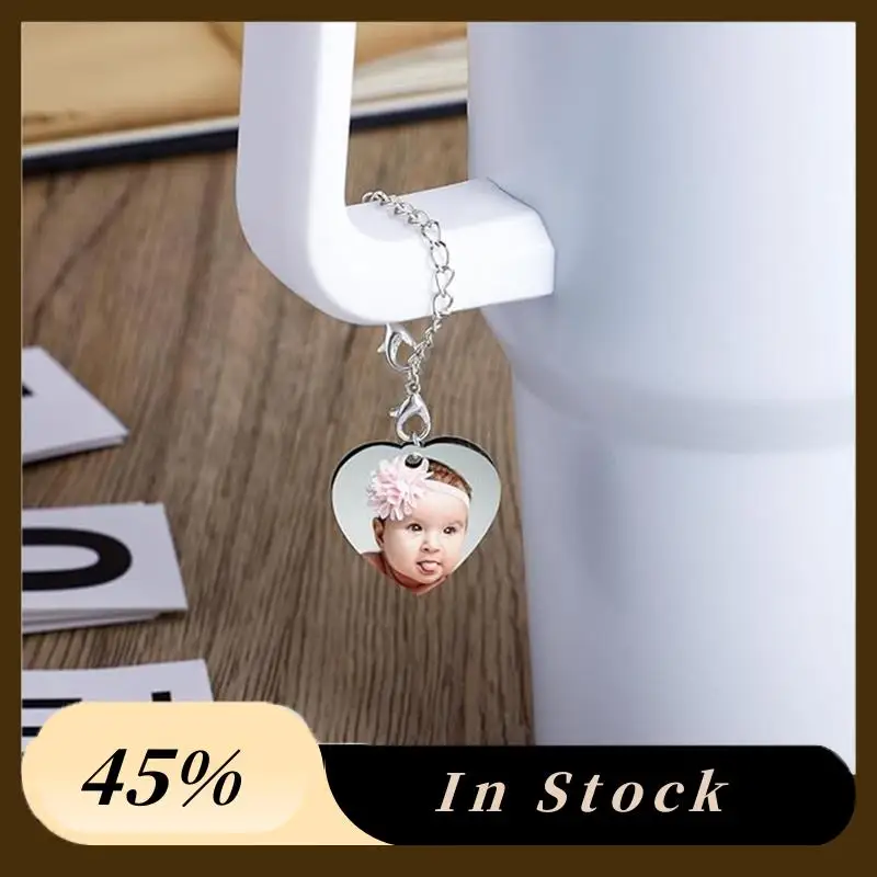 

A78K New Sublimation Key Blanks Ornament Accessories For Cup MDF Double Sided DIY Crafts