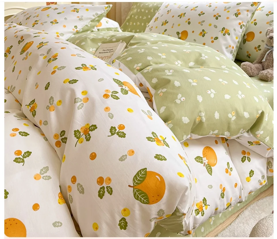 Imagem -04 - Capa de Edredão para o Rei Rainha e Twin Full Size Cama Dupla Quilt Cover Pcs Fronha Cobertor Consolador 100 Algodão