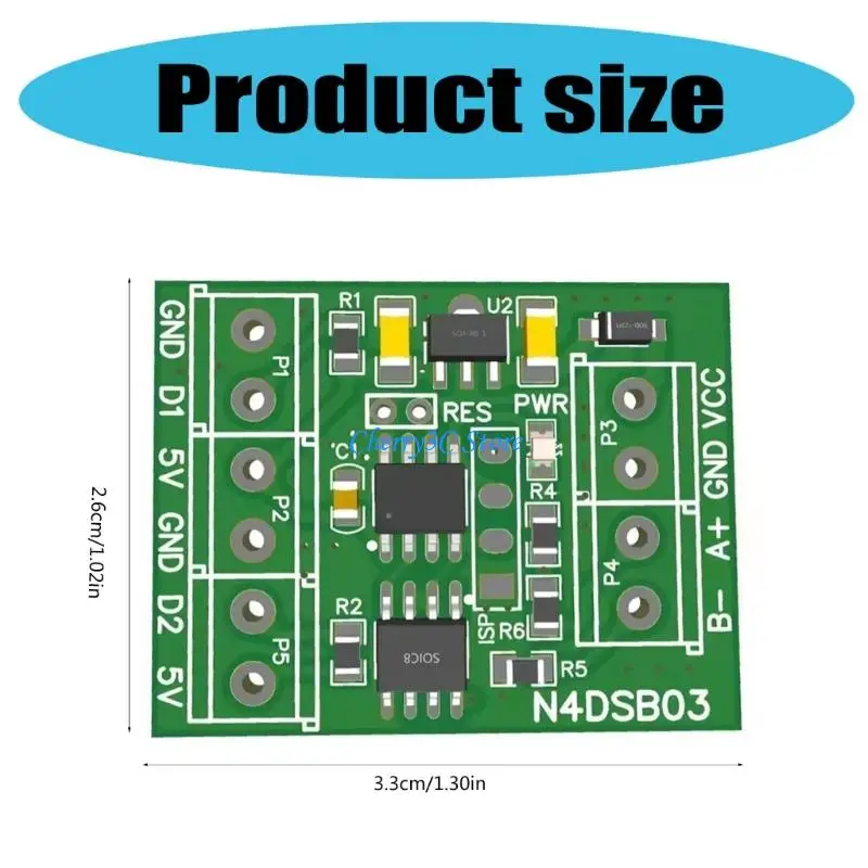 83CE Modbus Temperature Sensors Module -55-125℃ DS18B20 Sensors For Garden Temperature