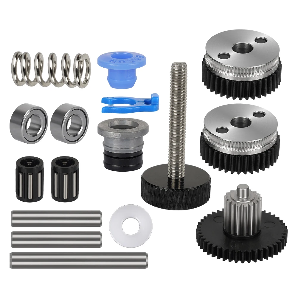 Pour HGX extrudeuse jeu d'engrenages en acier trempé VORON double engrenage extrudeuse HGX-LITE-extrudeuse en acier trempé réducteur