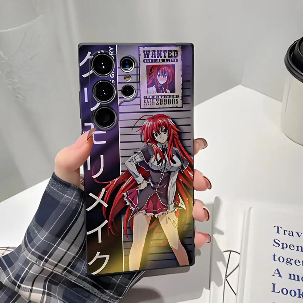 Coque de téléphone High School DxD Rias Gremory, étui souple pour Samsung S26 S25 Plus S20 S20 Plus S22 Ultra S23 FE S21 Plus S21 Ultra