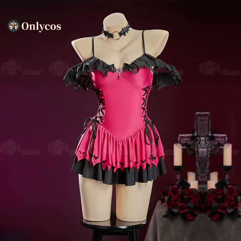 Monster Cos High Draculaura Косплей Костюм Ролевая Игра Женский Сексуальный Купальник Хэллоуин Вечернее Платье Костюм Полный Комплект Onlycos Monster Cos High Draculaura Косплей Костюм Ролевая Игра Женский Сексуальный Купальник Хэллоуин Вечернее Платье Костюм Полный Комплект Onlycos