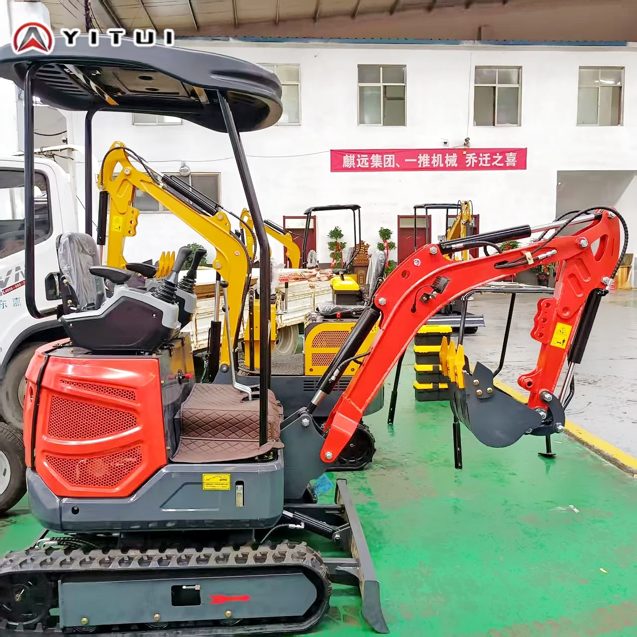 Miniexcavadora compacta para uso doméstico, motor fuerte personalizado, herramientas agrícolas, motor CE Epa Euro 5 KUBOTA, precio barato, entrega rápida