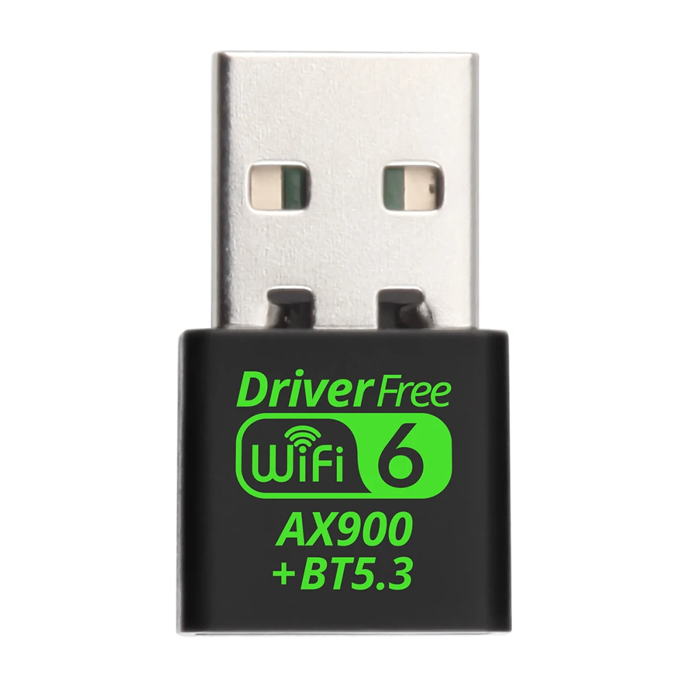 

USB-адаптер WiFi 6 с поддержкой Bluetooth 5.3, 2-в-1, без драйверов, USB-приемник Wi-Fi, беспроводной WLAN-адаптер, мини USB-адаптер Wi-Fi