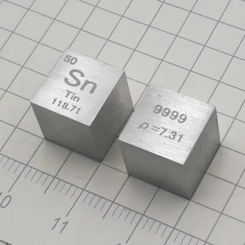 High Purity Periodic Table Collection 1cm Metal Element Cubes 10mm Size