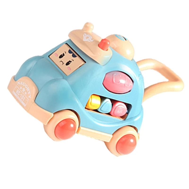 Musical Toy Car Friction Power Vehicle Light up Toy Children Party Special Birthday Gift for Infant First Toy Vehicle