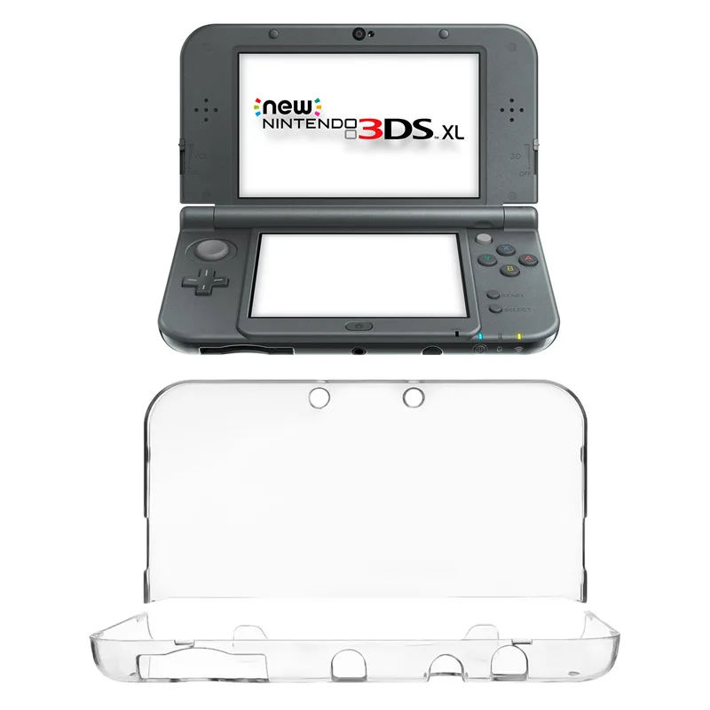 Clear Hard Case Protective Cover Shell For Nintendo New 3DS XL/LL New 3DSXL/New 3DSLL Crystal Transparent Full Body Protector