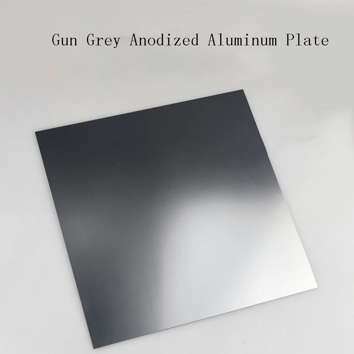 Gun Grey Anodized Aluminum Plate Size100mmx100mm 200mmx200mm 200mmx300mm 300mmx300mm 5052 Aluminum Sheet Oxidation Alumina Board