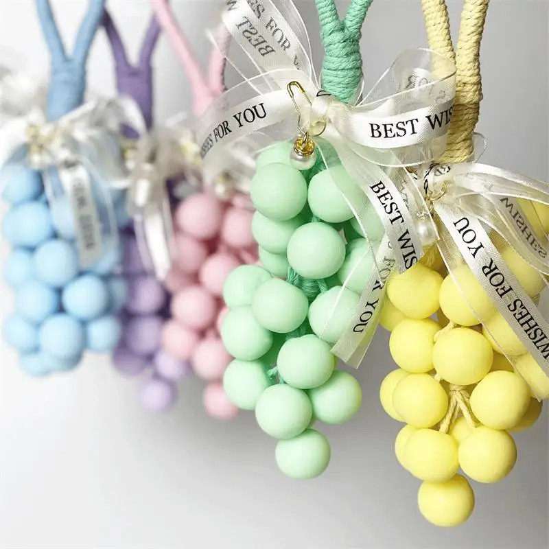 صندوق هدايا صابون مصنوع يدويًا، شكل عنب معكرون، ياسمين/ورد/لافندر/بار صابون نظيف برائحة الليمون، قلادة ديكور منزلي، لصالح الزفاف