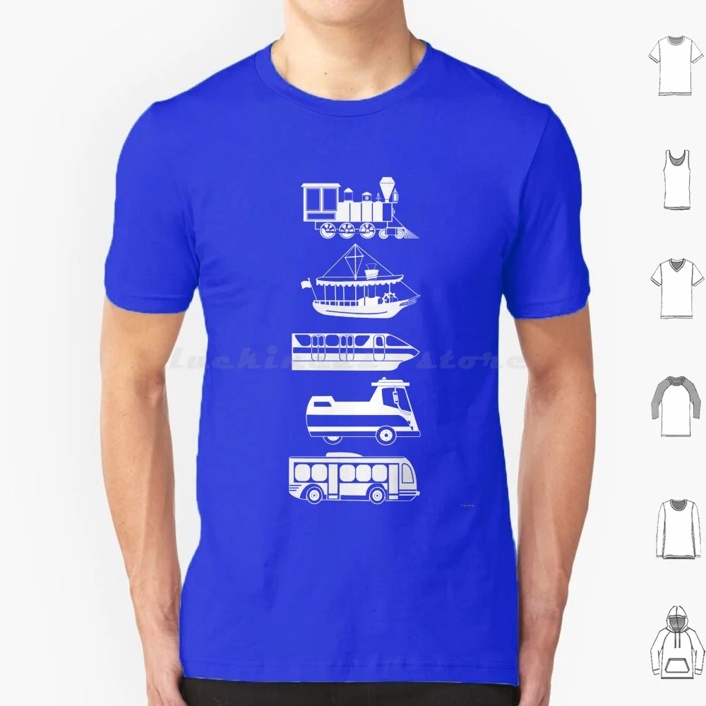 Magic Transit System Center T Shirt Men Women Kids 6xl World Monorail Boat Tram Walt World Bus Train Retro