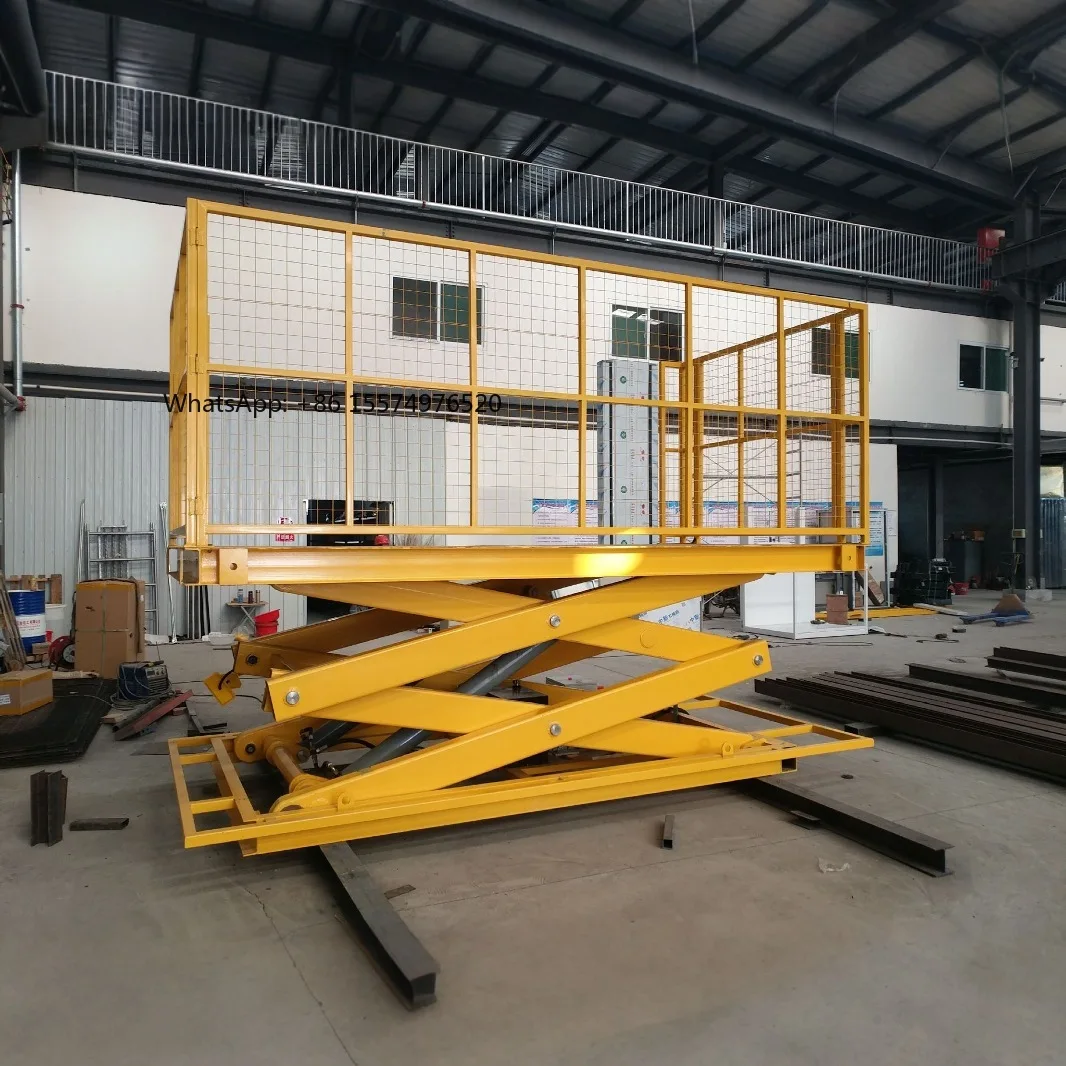 2026 Hot Fixed Small Electric Automatic Elevator Household Factory Warehouse Hydraulic Freight Elevator Scissor Lifting Platform