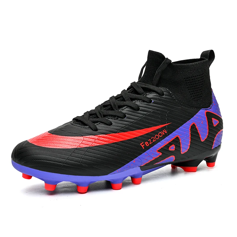 Professional Men Football Boots Training Soccer Cleats Kids Boys Football Shoes Unisex Sneaker Wholesale Outdoor Ultralight