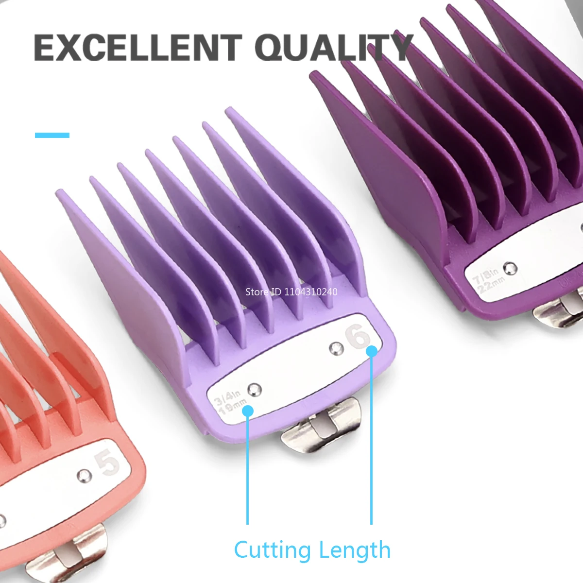 Universal Hair Clipper Guards Barber Trimmer Attachment Limit Combs Professional Barber Accessories Replacement Set Limit Combs image 6