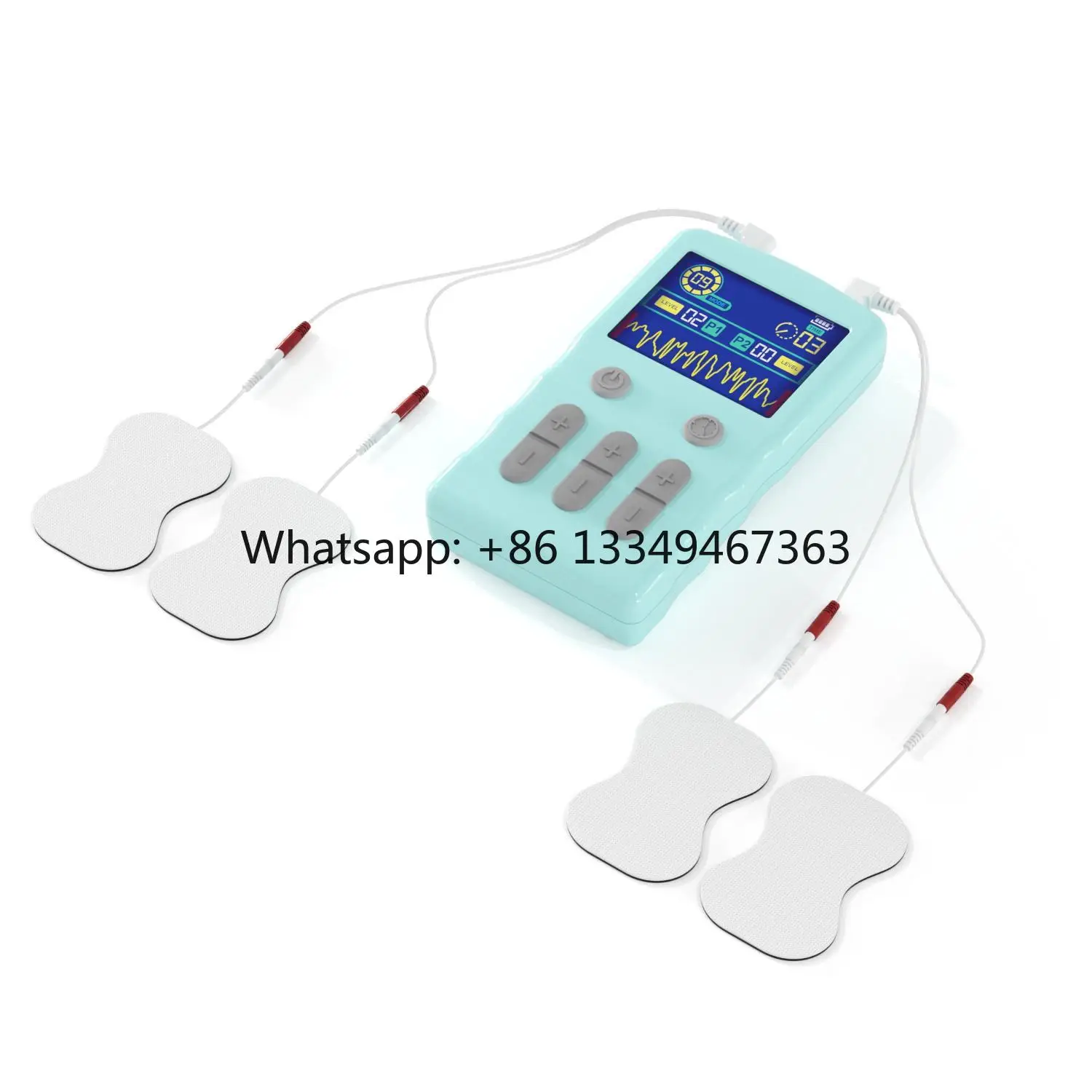 

Портативный электрический физиотерапевтический массажер TENS, стимулятор мышц EMS для тела, устройство TENS для снятия боли