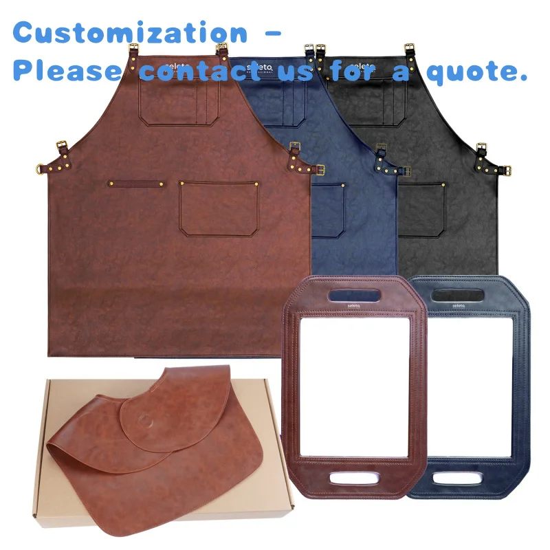 

На заказ.Профессиональное двойное ручное зеркало для парикмахерской и парикмахерской с фартуком из искусственной кожи, зеркала для магазина, парикмахерская