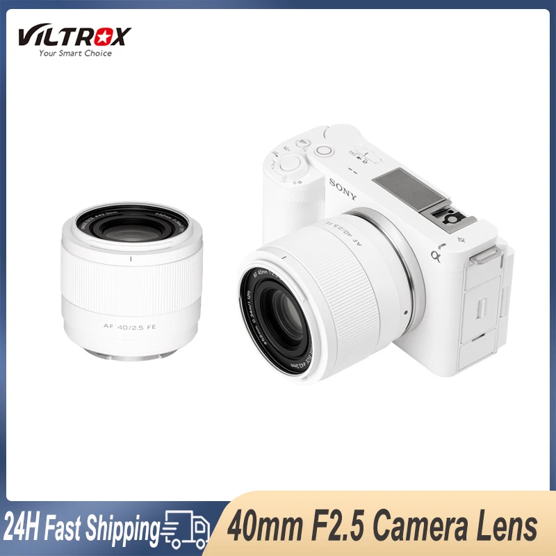 Viltrox AF 40mm F2.5 Air Full-Frame Lens STM motor Large Aperture Ultra-light For Sony E-mount A7M4 A6400 A6500 ZV-E10 Camera