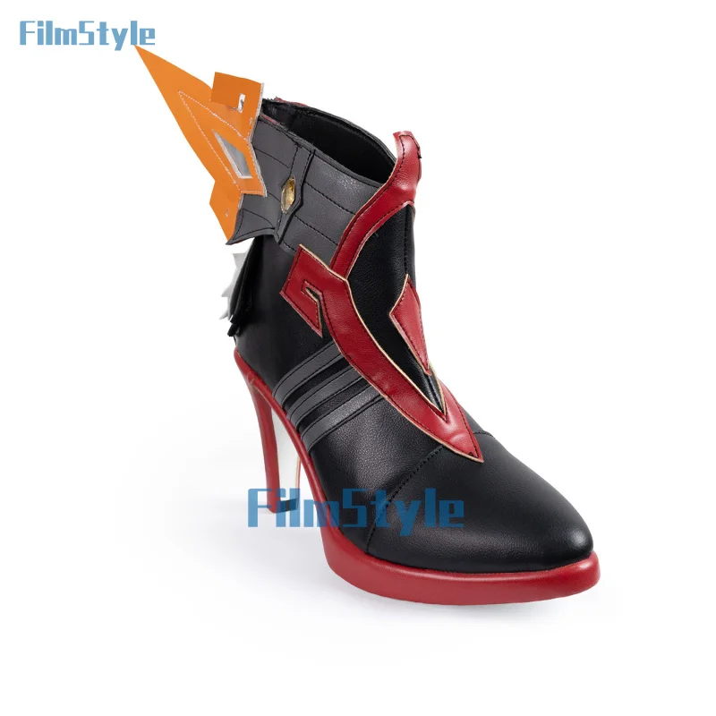 Mavuika-Bottes Courtes de Cosplay du Jeu Genshin Impact, Accessoire Pyro Archon Natlan pour ixd'Halloween, Style Film