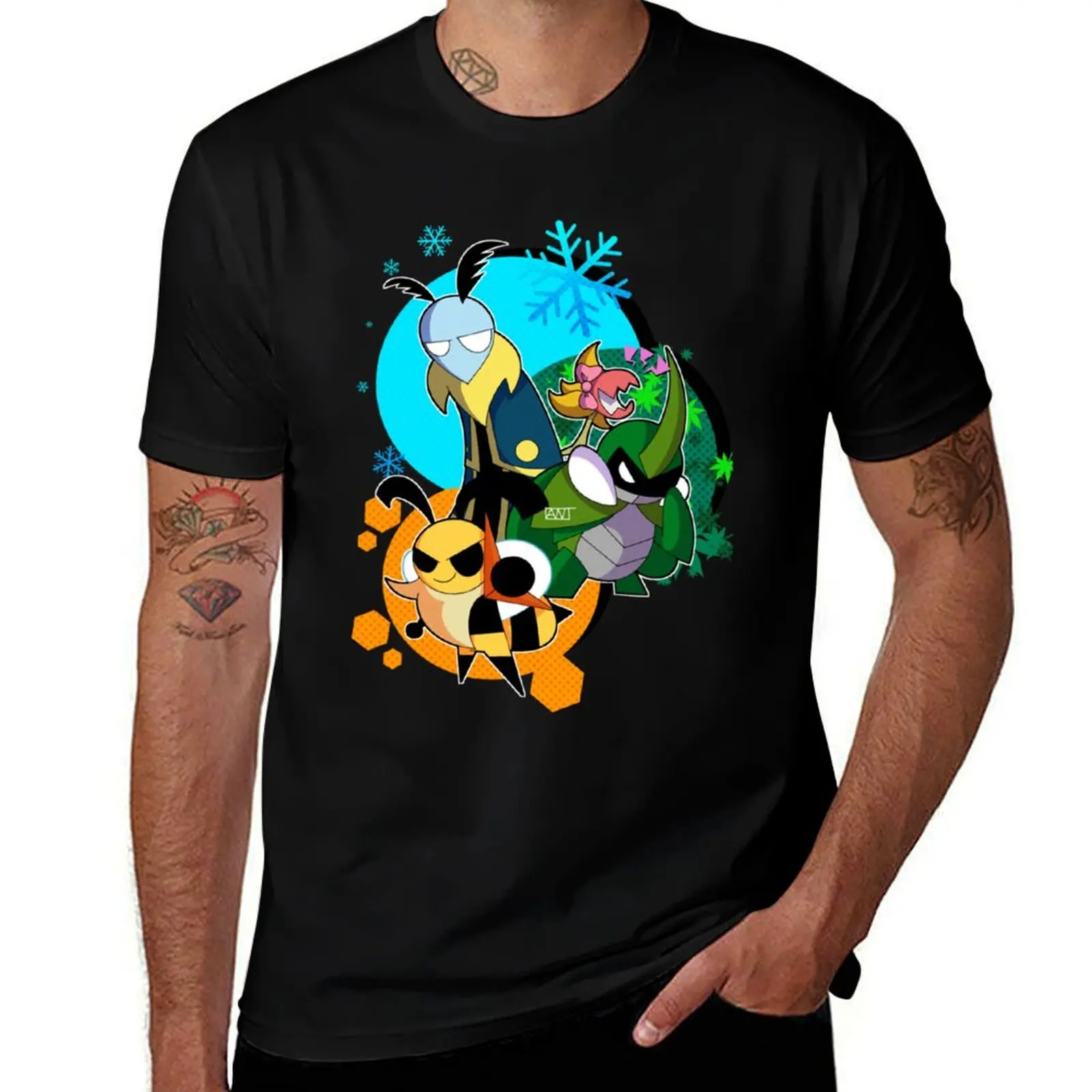 bugs on a fable Classic T-Shirt Lightweight Casual Summer T-Shirt
