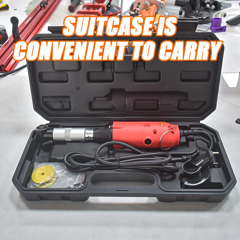 Mini szlifierka kątowa elektryczna wielofunkcyjna do marmuru, płytek, kątowa 90 stopni, do czyszczenia, cięcia, polerowania i szlifowania kamienia