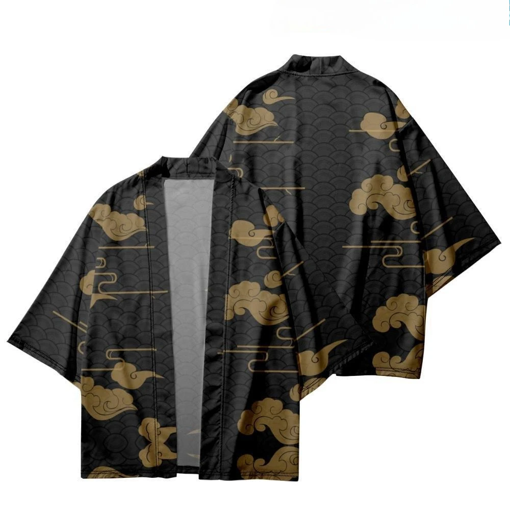 كارديجان كيمونو - كاجوال مناسب مع تصميم طباعة ثلاثي الأبعاد مبتكر |   رداء للجنسين