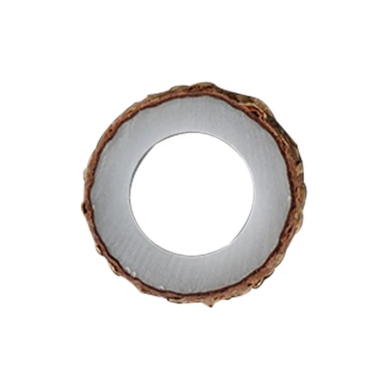 

Handmade genuine stone Bodhi root ring material package, sliced white jade Bodhi and handmade raw material rings men women