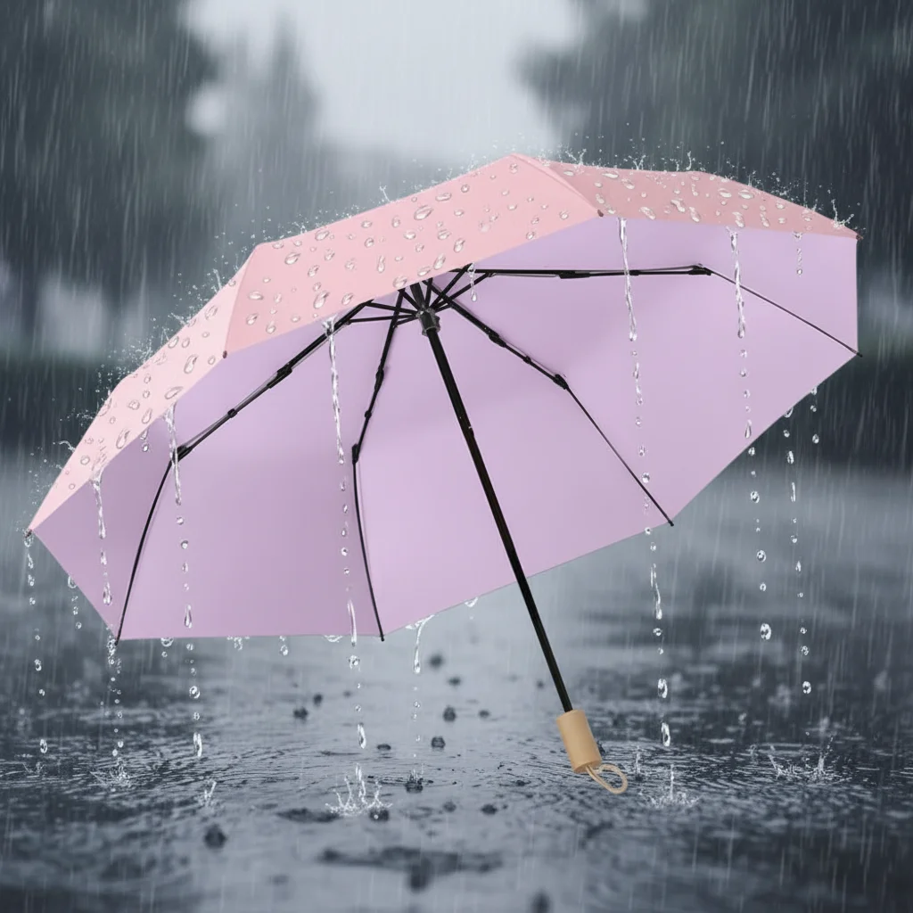 

UV Protection Color Glue Umbrella Thickened UPF 50+ Mini Sun Umbrella Anti-UV Coating All-weather Rain or Shine Folding Umbrella