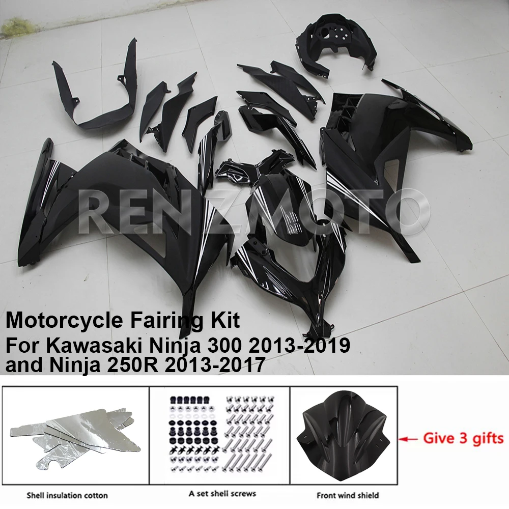 

K0313-118 Motorcycle Fairing Set Body Kit Plastic For Kawasaki Ninja 300 and Ninja 250R Accessories ABS Injection Bodywork