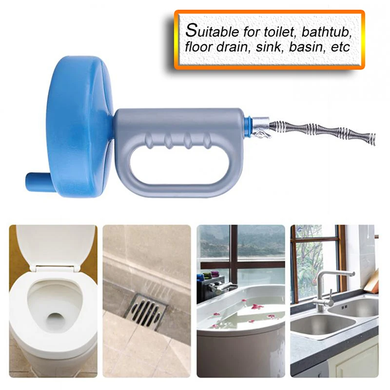 3/5/7/10 Meter Handheld Sink Drain Dredge Unblocker Cleaner Pipeline Clogged Remover Kitchen Toilet Sewer Blockage Cleaning Tool