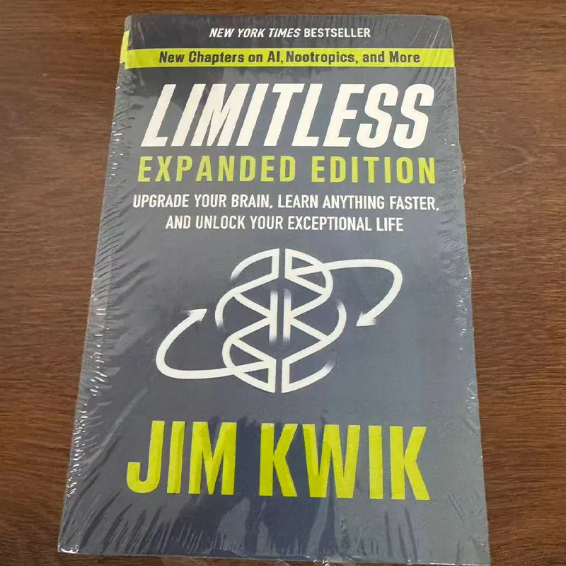 Limitless Expanded Edition by Jim Kwik - Upgrade Your Brain Learn Anything Faster Self Help Book