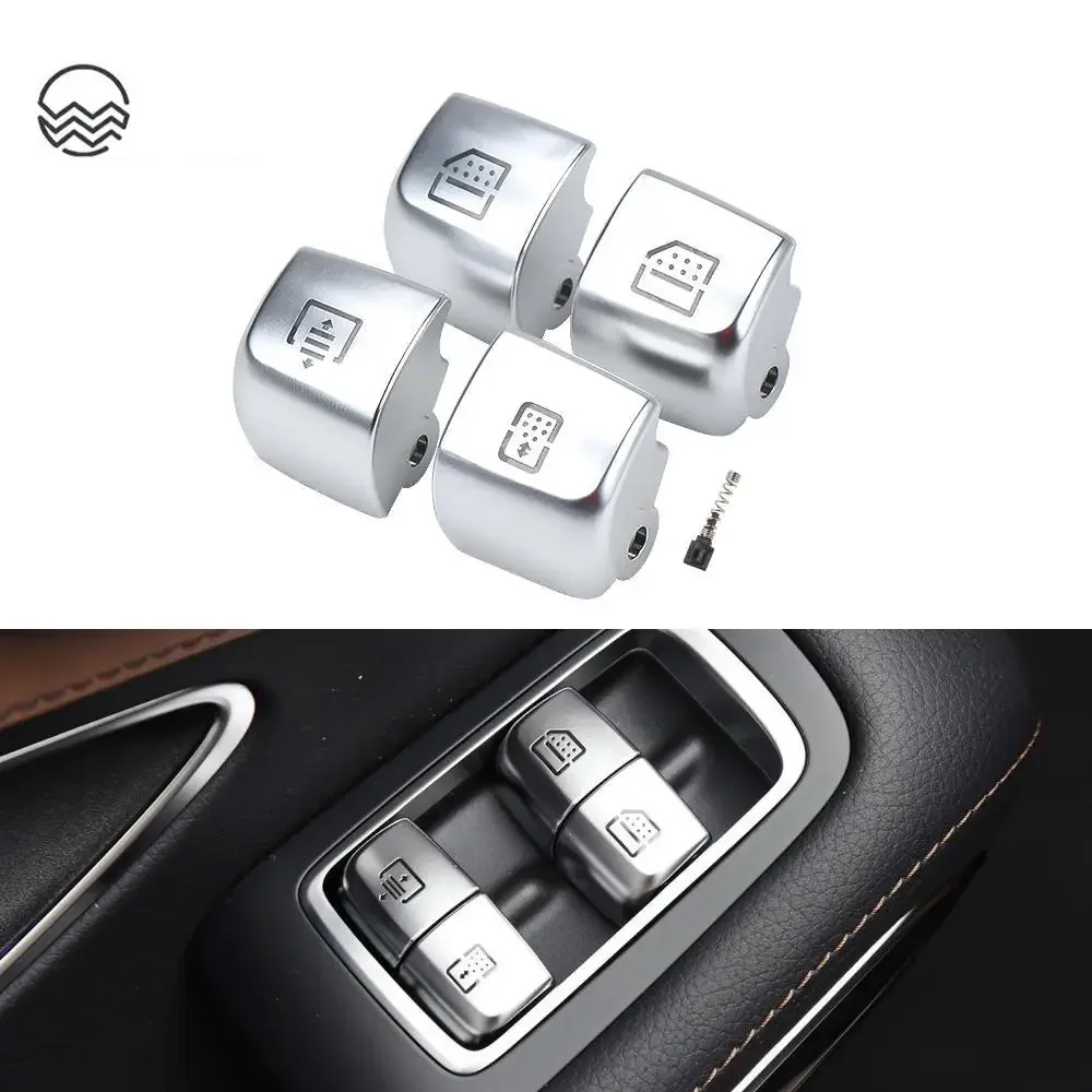 

Interior Car Window Lifter Switch Button Cover Cap Replacement For Mercedes Benz S E Class W222 W213 S320 S400 S450 S500