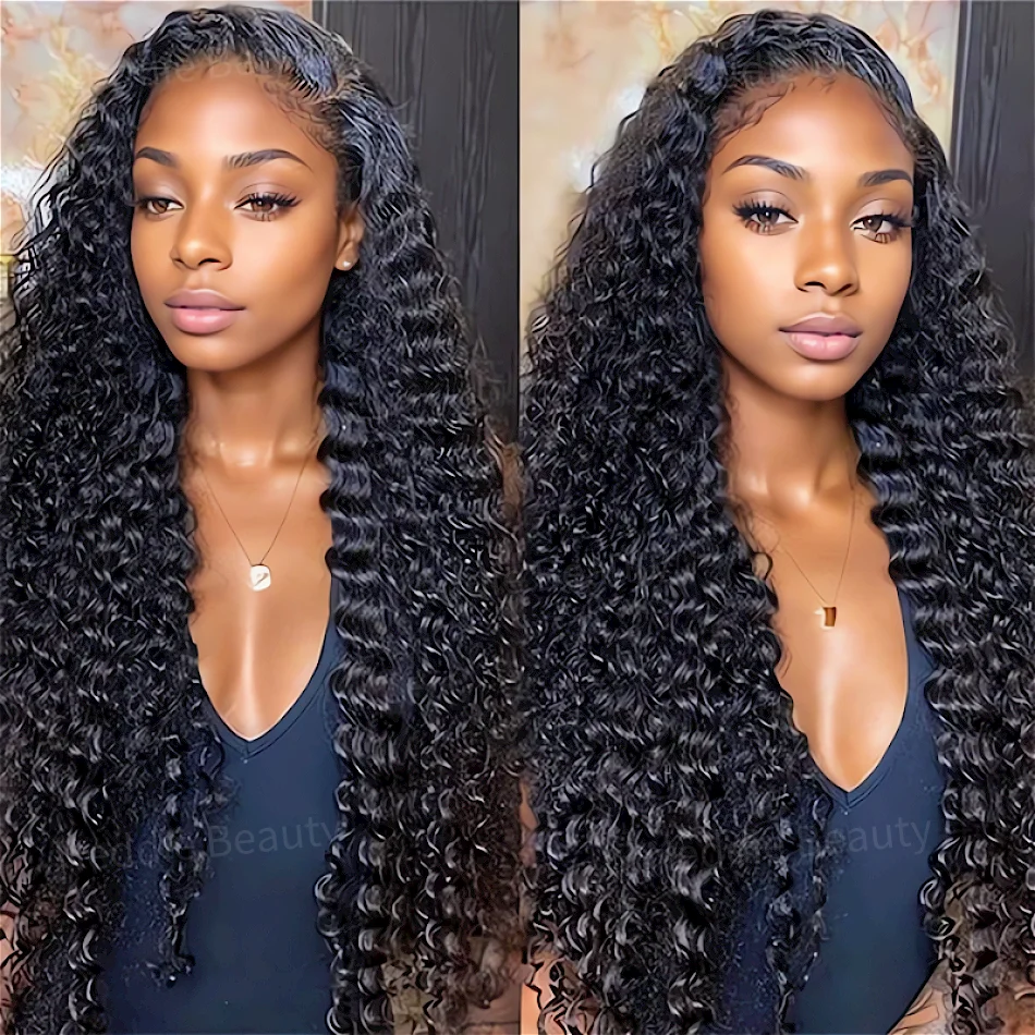 30 40 Inch 100% Human Hair Wig Water Wave 5x5 Lace Frontal Wig Ready To Wear Curly For Women Choice Cheap Wigs On Sale Clearance