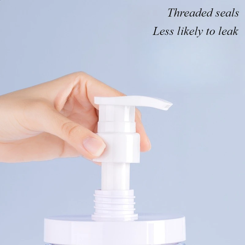 2/1 STÜCK Großkalibrige Waschmittelverpackungspressflasche 500/1000 ml Nachfüllbare quadratische Schaumpumpe Duschseifenflaschenbehälter