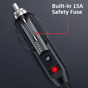 Anchtek 16AWG 12V Cigarette Lighter SAE Battery Charger Cable Quick Release Adapter With Switch For RV Solar Panels Motorcycle