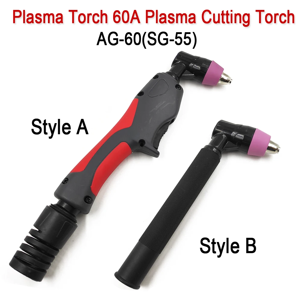 Professional AG60 Torch Inverter Plasma Cutter Gun Plasma Cutting Torch Hand Use Head Air Cooled SG55 60A Plasma Cutting Torch