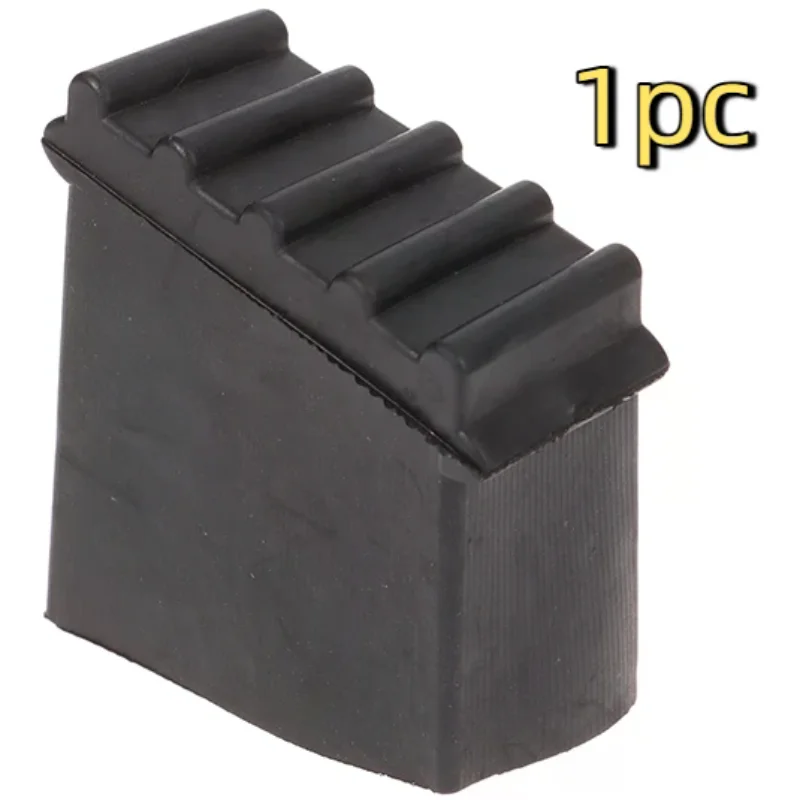 1 pçs antiderrapante escada cobre dobrável pés pé almofada perna protetor de pára-choques de borracha almofadas passo anti-deslizamento capa almofada de proteção