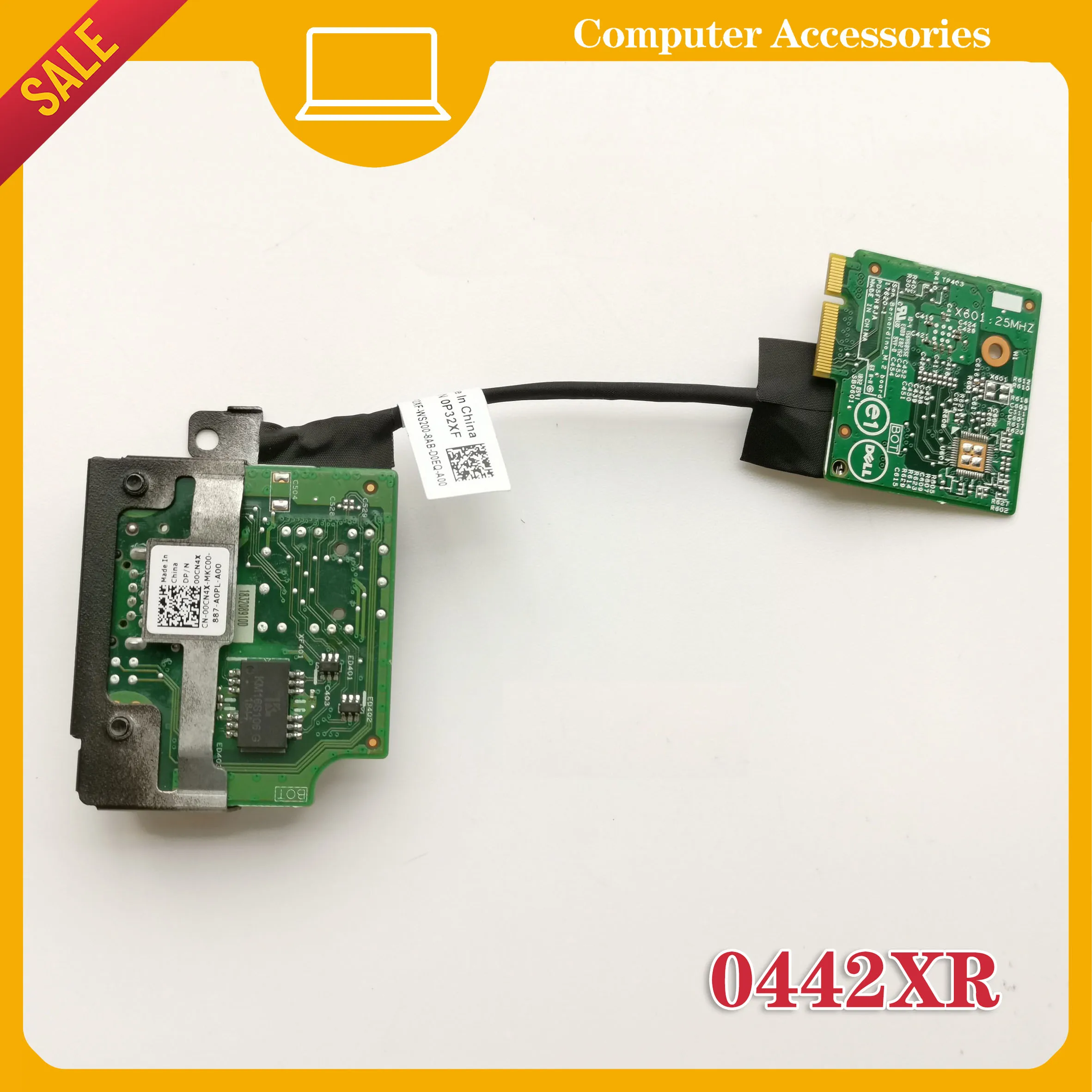 0442xr is Applicable To Dell Wyse 5070 RJ 45 Port Daughter Board With Cable 442xr 565jp 9djc4 17. 620-1 17621-1 O442XR