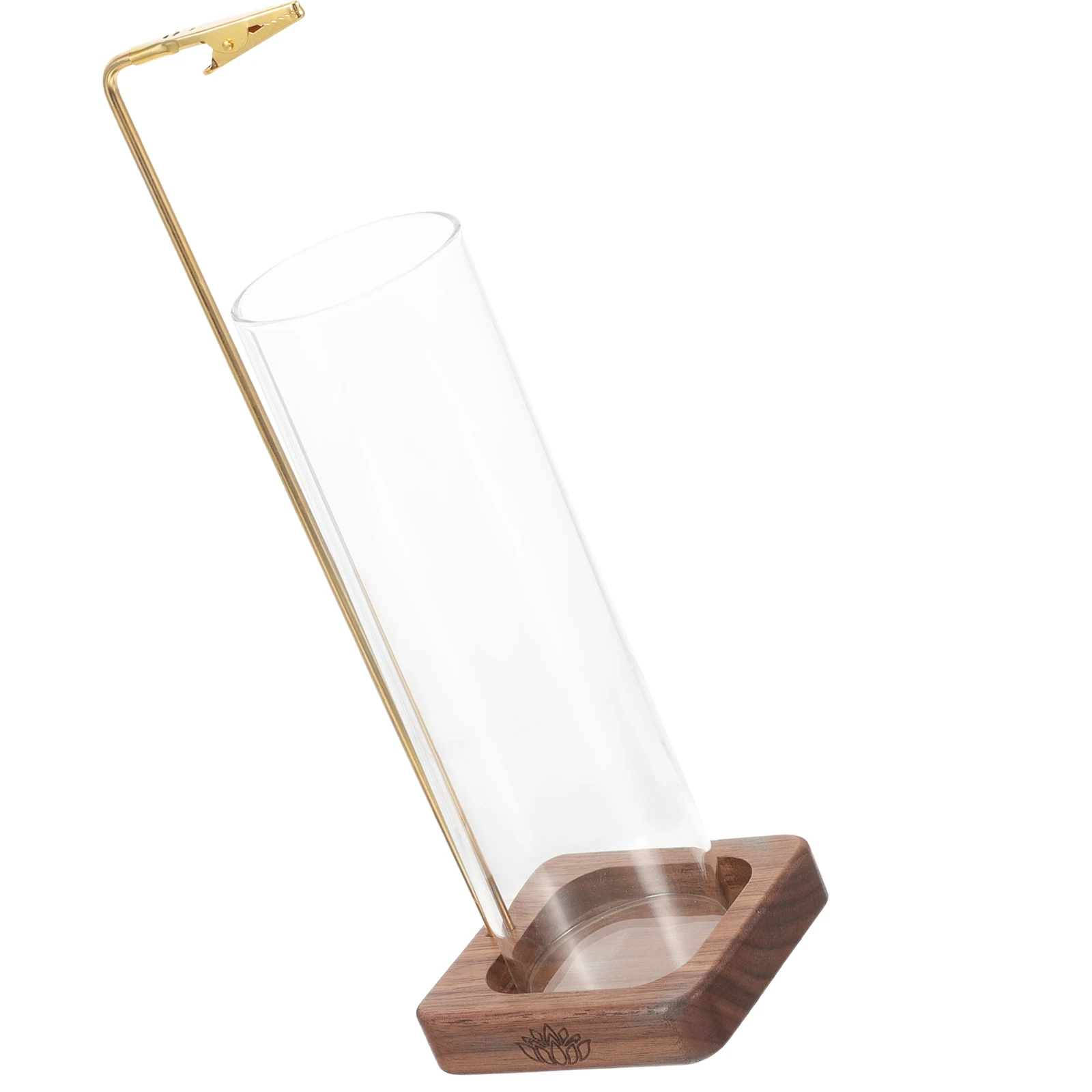 

Unique Craftsmanship Glass Incense Holder with Cup Cover for Sticks Perfect for Home Yoga Meditation Glass Incense Holder