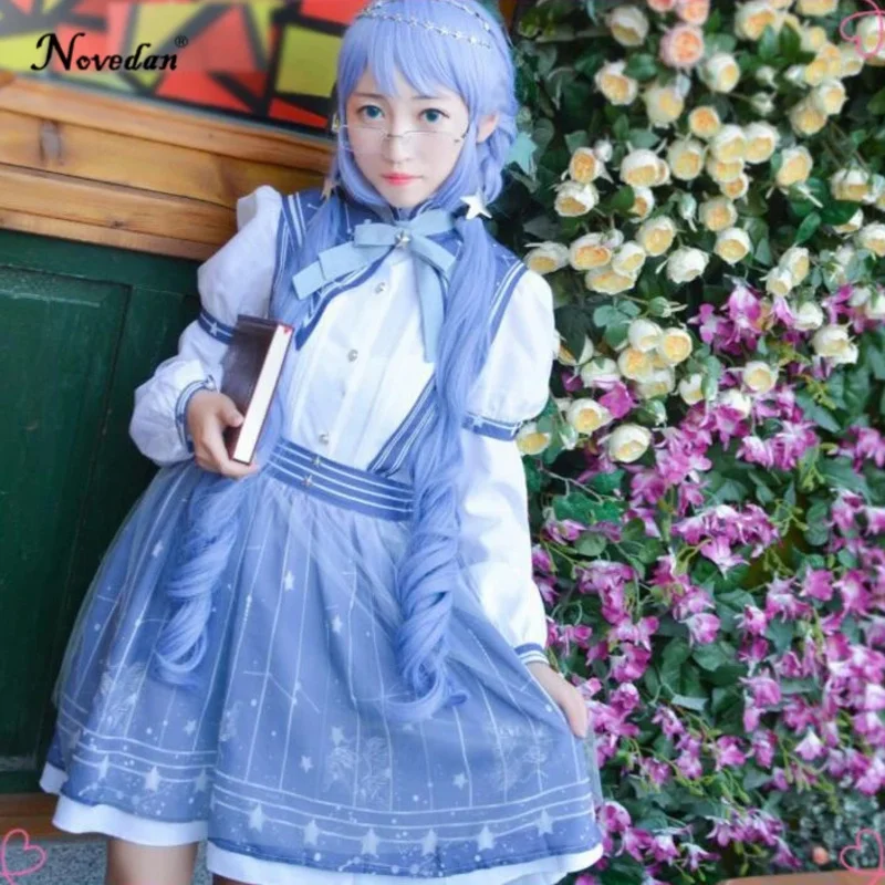 Miracle Nikki Anime Love and Producer Nikki Sweet Gothic Lolita Dress Sissy Maid Cosplay Uniform Halloween Costume For Women RX6