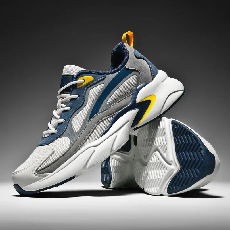 New Arrival Men Running Shoes Fashion Casual Sneakers Wear-resistant Shock Absorption Athletic Jogging Sports Shoes