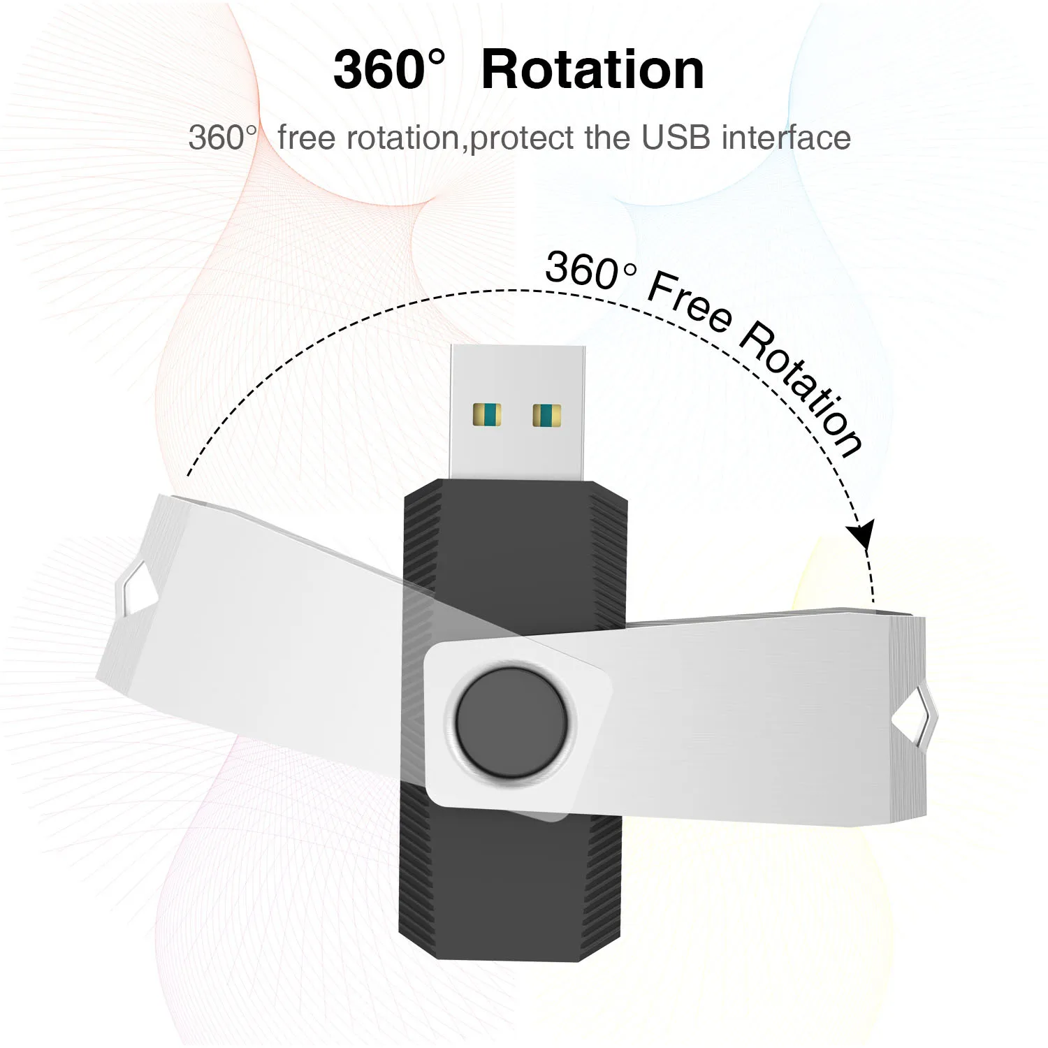 KOOTION 10 stks U666 Pen Drive USB 2.0 3.0 360 ° Draai hoge snelheid flashdrives Memory Stick 16GB 32GB Pendrive Udisk