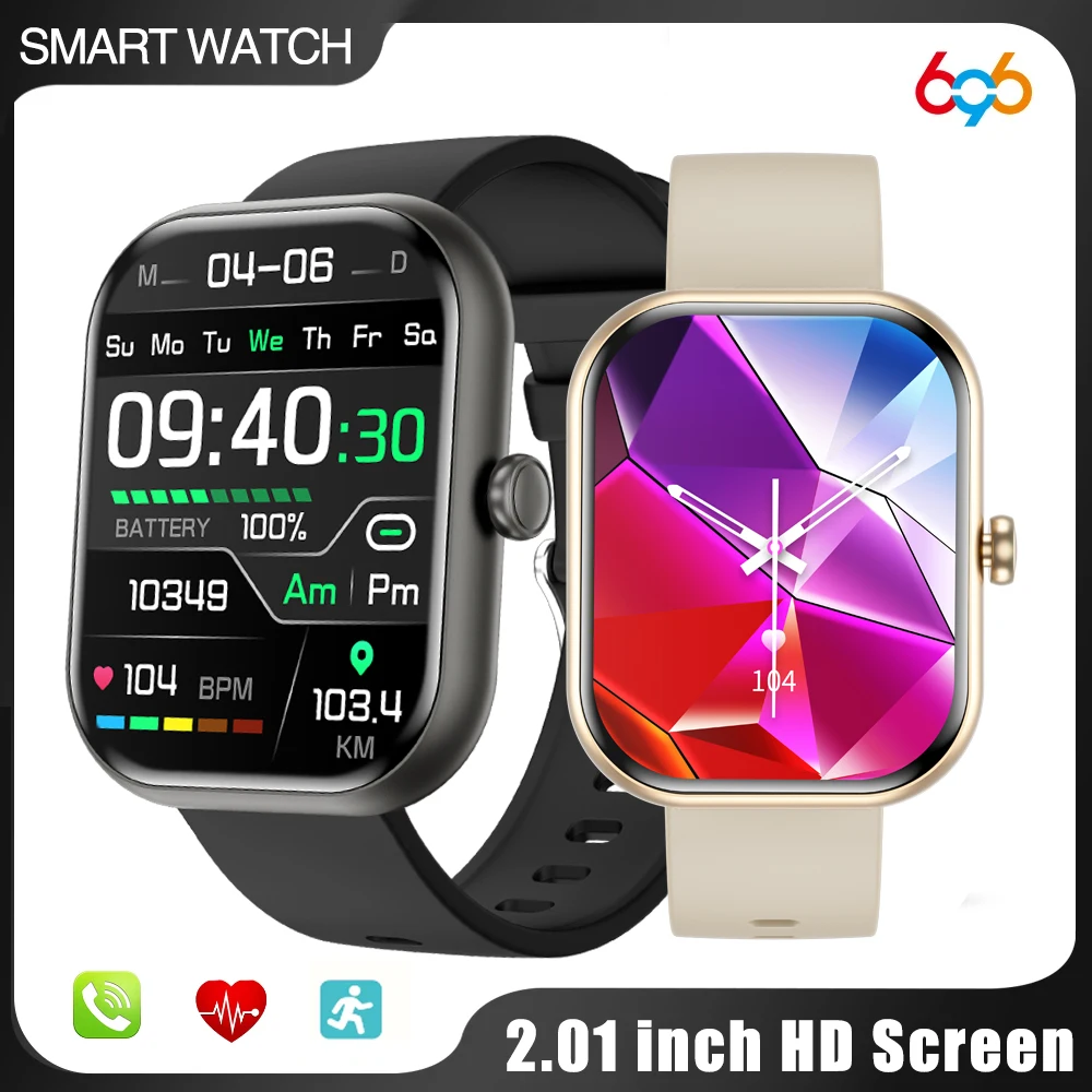 

New Smart Sports Watch Blue Tooth Calling Health Waterproof Weather Bracelet Information Push Lady Voice Assistant Smartwatch